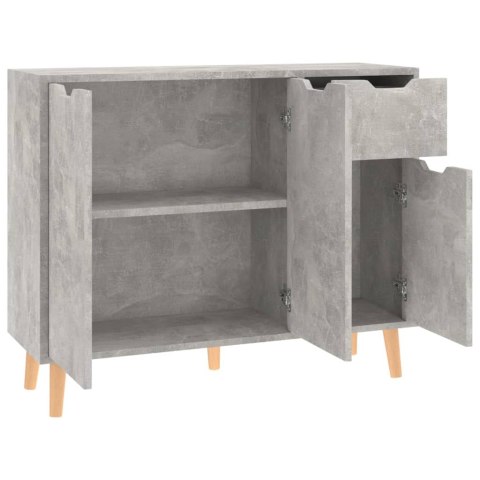 Szafka, szarość betonu, 90x30x72 cm, płyta wiórowa