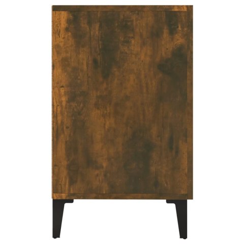 Komoda, przydymiony dąb, 100x36x60 cm, materiał drewnopochodny