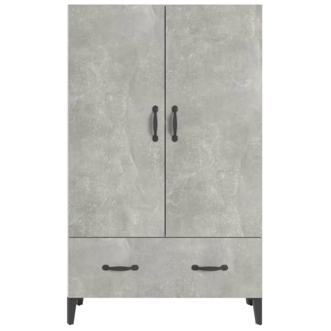 Szafka, szarość betonu, 70x31x115 cm, materiał drewnopochodny