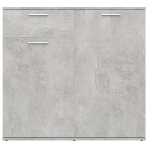 Szafka, szarość betonu, 80x36x75 cm, płyta wiórowa