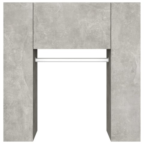Szafka do przedpokoju, betonowa szarość, 97,5x37x99 cm