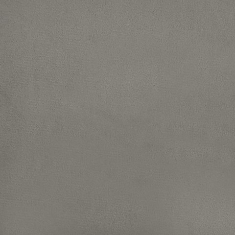 Rama łóżka z zagłówkiem, jasnoszara, 140x200 cm, aksamitna