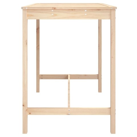 Stolik ogrodowy, 121x82,5x110 cm, lite drewno sosnowe