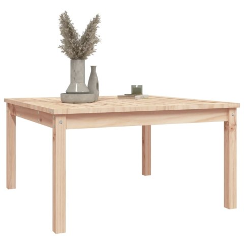 Stolik ogrodowy, 82,5x82,5x45 cm, lite drewno sosnowe