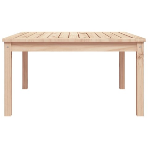 Stolik ogrodowy, 82,5x82,5x45 cm, lite drewno sosnowe