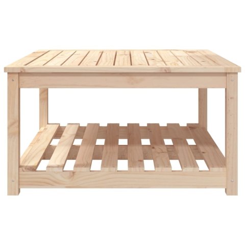 Stolik ogrodowy, 82,5x82,5x45 cm, lite drewno sosnowe