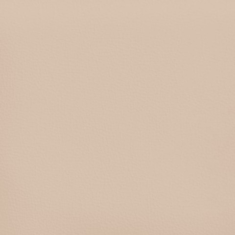 Rama łóżka z zagłówkiem, cappuccino, 200x200 cm, sztuczną skórą