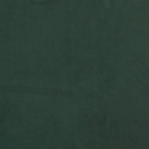 Rama łóżka z zagłówkiem, ciemnozielona, 90x190 cm, aksamitna