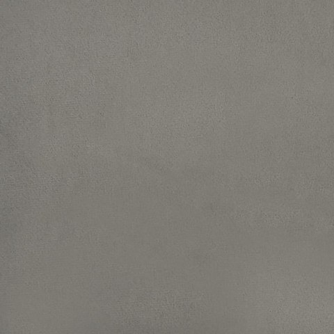 Łóżko kontynentalne, jasnoszare, obite aksamitem, 90x190 cm