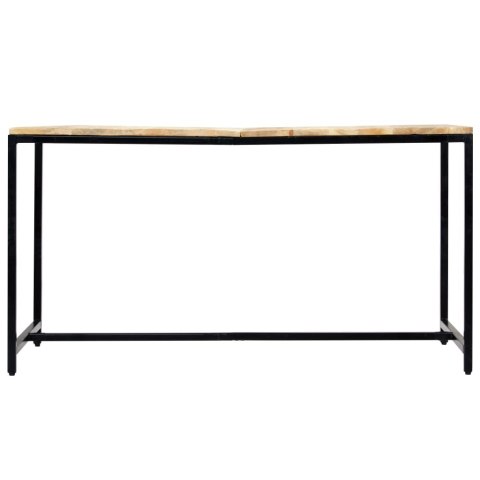 Stół jadalniany, 140 x 70 x 75 cm, lite surowe drewno mango