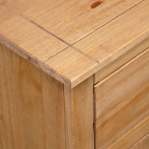 Szafka, 93x40x80 cm, lite drewno sosnowe, seria Panama