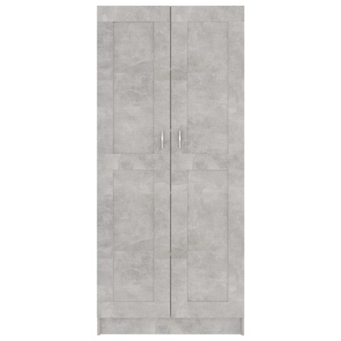 Szafka na książki, szarość betonu, 82,5x30,5x185,5 cm, płyta