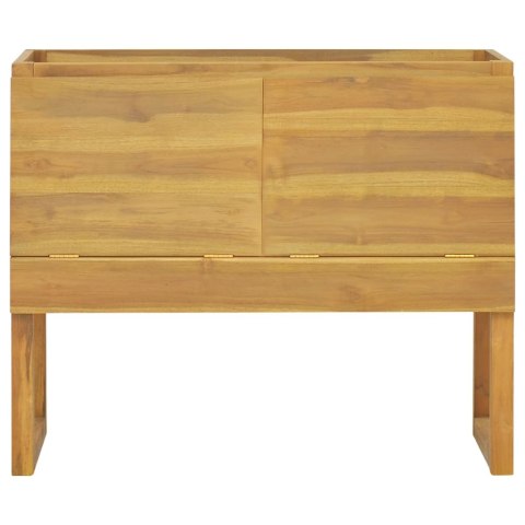 Szafka łazienkowa, 90x45x75 cm, lite drewno tekowe