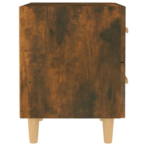 Szafki nocne, 2 szt., przydymiony dąb, 40x35x47,5 cm