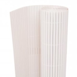 Ogrodzenie dwustronne, 110x500 cm, białe