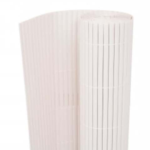 Ogrodzenie dwustronne, 110x500 cm, białe