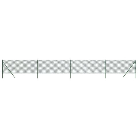 Ogrodzenie z siatki, zielone, 1x10 m