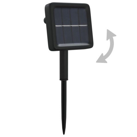 Solarne lampki dekoracyjne, 5 szt., 5x200 LED, kolorowe