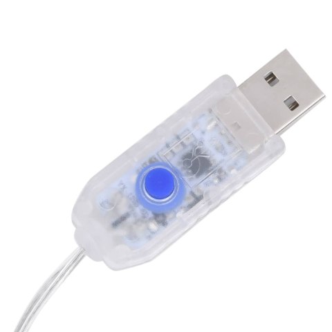Świąteczne renifery, akrylowe, 160 niebieskich diod LED
