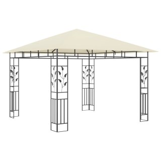Altana ogrodowa z moskitierą, 3x3x2,73 m, kremowa, 180 g/m²