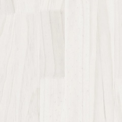 Rama łóżka, biała, lite drewno sosnowe, 90 x 200 cm