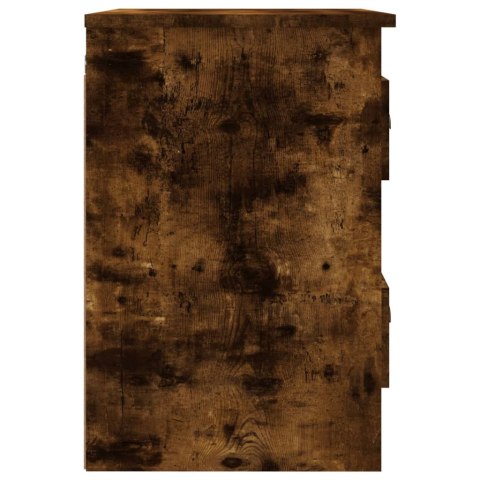 Wisząca szafka nocna, przydymiony dąb, 41,5x36x53 cm