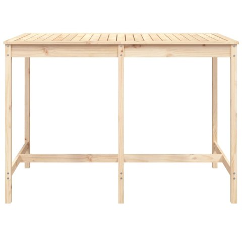 Stół ogrodowy, 159,5x82,5x110 cm, lite drewno sosnowe