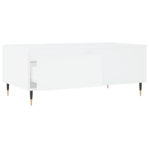 Stolik kawowy, biały 90x50x36,5 cm, materiał drewnopochodny