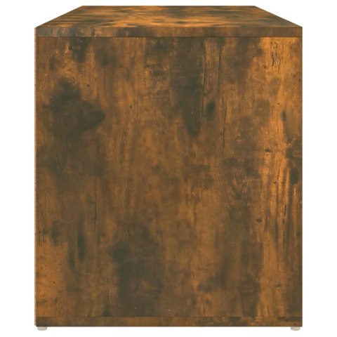 Ławka do przedpokoju, 80x40x45 cm, przydymiony dąb