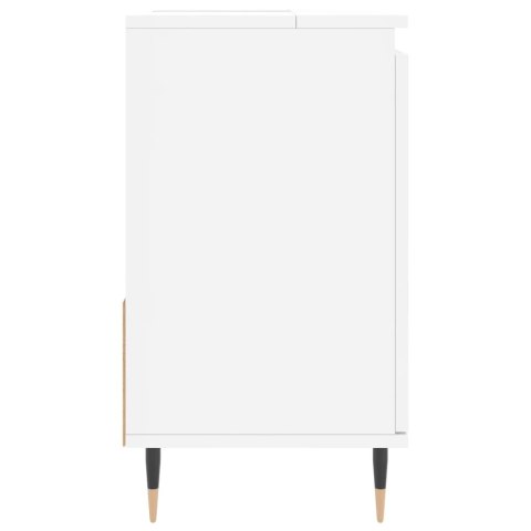 Szafka łazienkowa, biała, 65x33x60 cm, materiał drewnopochodny