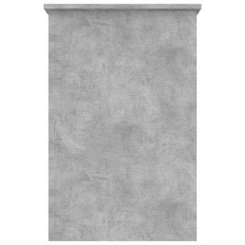 Biurko, szarość betonu, 100x50x76 cm, płyta wiórowa