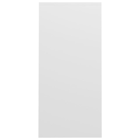 Biurko pod laptopa białe 102,5x35x75 cm materiał drewnopochodny