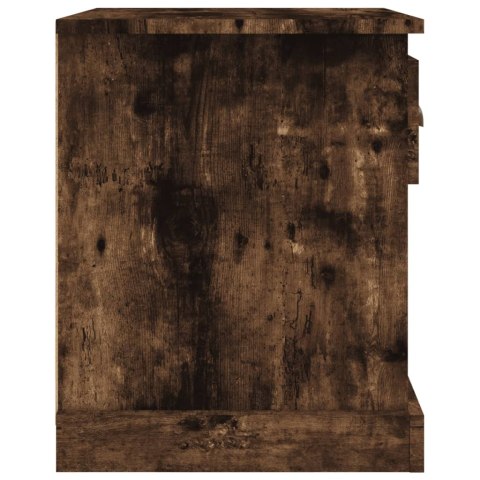 Szafki nocne, 2 szt., przydymiony dąb, 39x39x47,5 cm