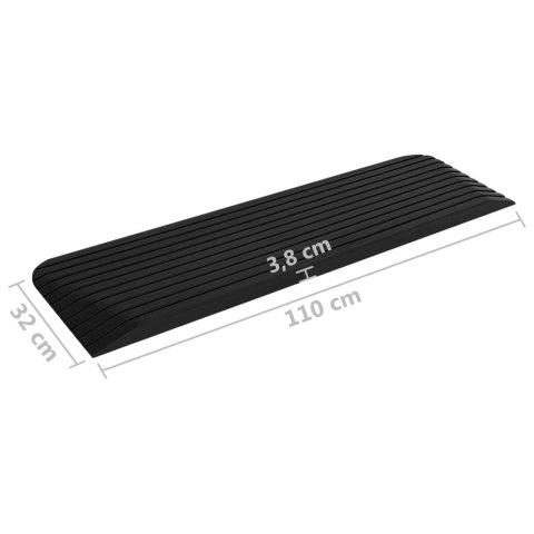 Rampa progowa, 110x32x3,8 cm, gumowa