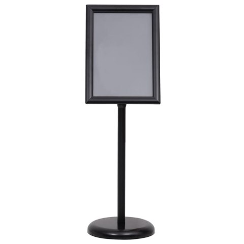 Stojak na plakat A3, czarny, stop aluminium