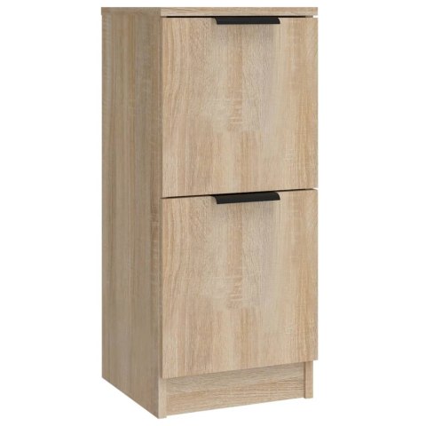 Szafki, 3 szt., dąb sonoma, materiał drewnopochodny
