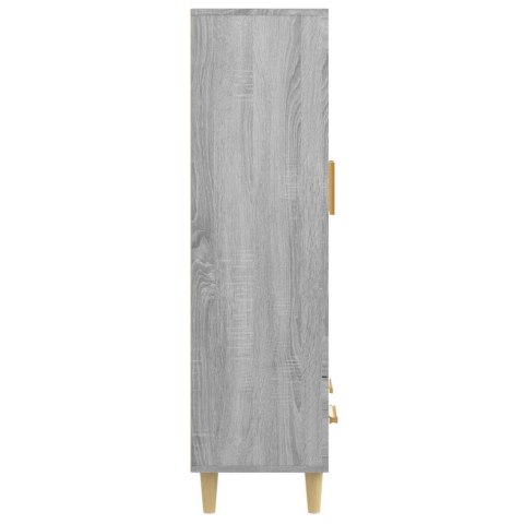 Szafka, szary dąb sonoma, 70x31x115 cm, materiał drewnopochodny
