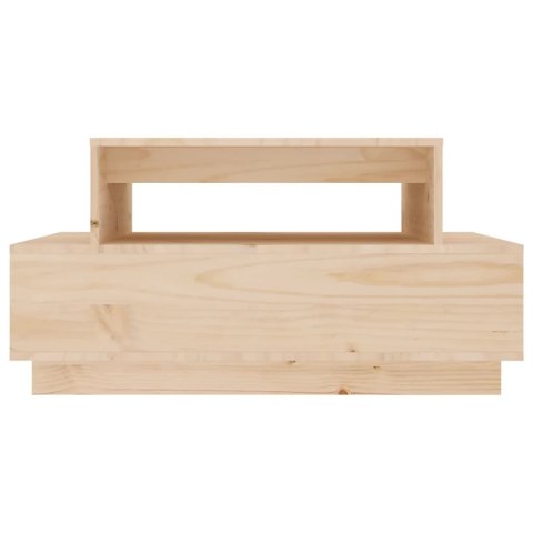 Stolik kawowy, 80x55x40,5 cm, lite drewno sosnowe