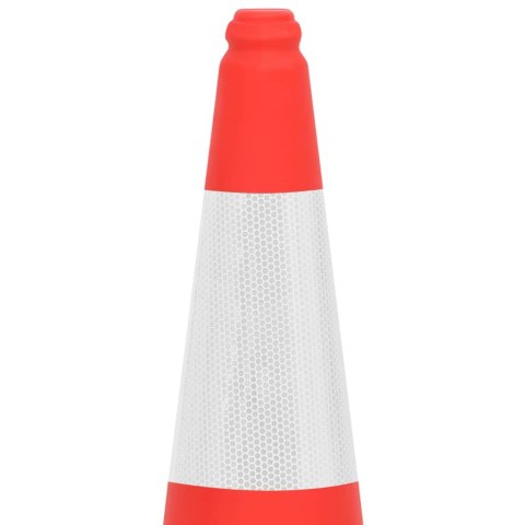 Odblaskowe pachołki drogowe, 4 szt., ciężkie podstawy, 75 cm