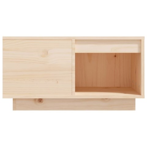 Stolik kawowy, 60x61x32,5 cm, lite drewno sosnowe