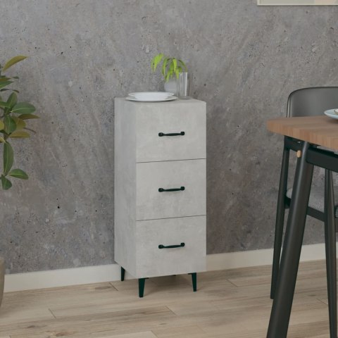 Szafka, szarość betonu, 34,5x34x90 cm, materiał drewnopochodny