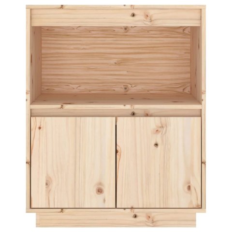 Szafka, 60 x 34 x 75 cm, lite drewno sosnowe
