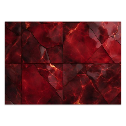 Fototapeta, Czerwony marmur 3D - 400x280