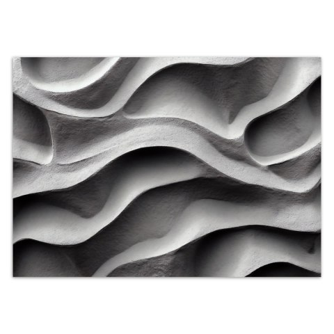 Fototapeta, Betonowe fale 3D - 100x70