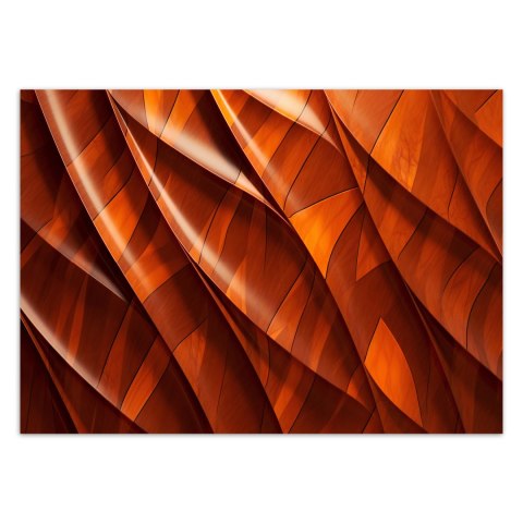 Fototapeta, Pomarańczowa tekstura 3D - 100x70