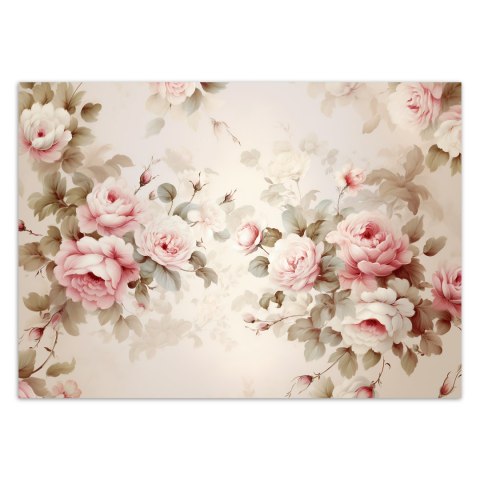 Fototapeta, Roże Shabby Chic - 300x210