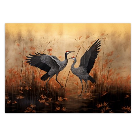 Fototapeta, Żuraw Natura Ptaki - 254x184