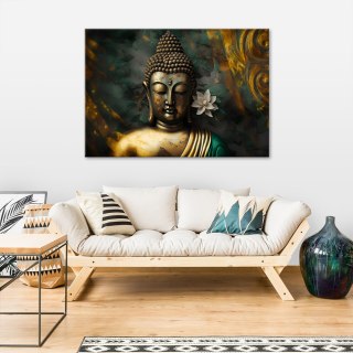 Obraz na płótnie, Budda Abstrakcja Zen - 120x80