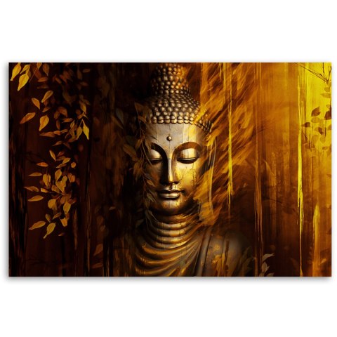 Obraz na płótnie, Złoty Budda - 90x60