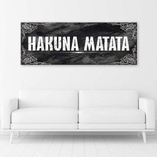 Obraz na płótnie, Hakuna Matata Król Lew - 120x40